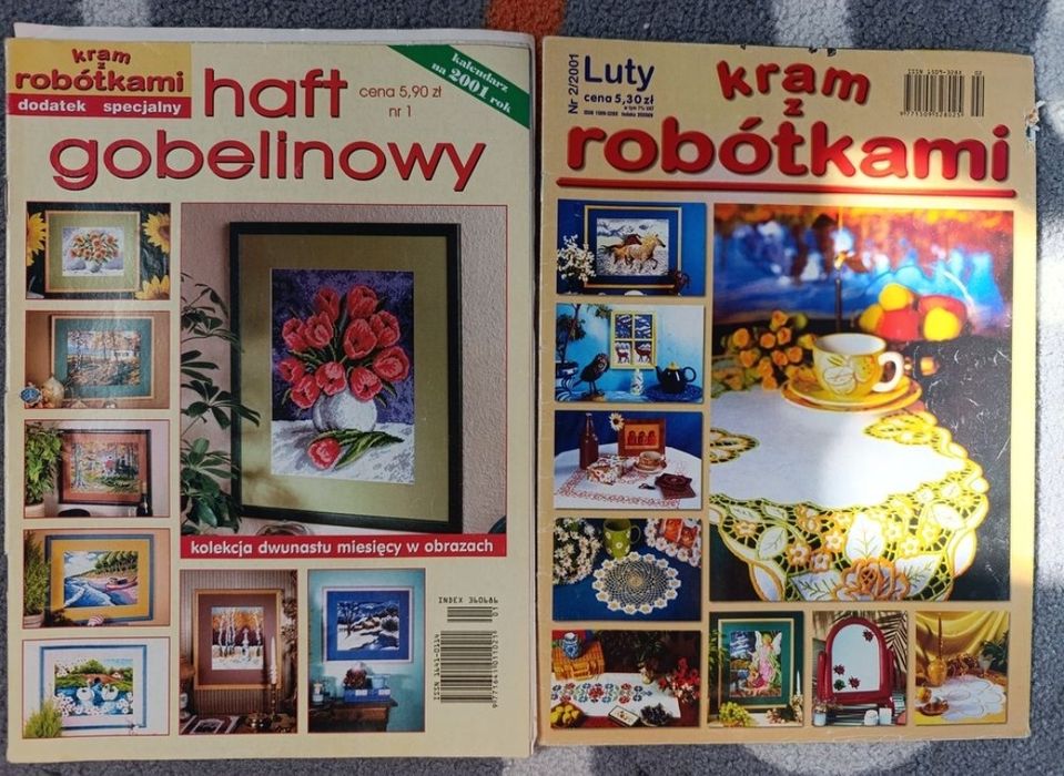 Hafty Polskie igraszki, Kram z robótkami , Anna, Burda + gratis