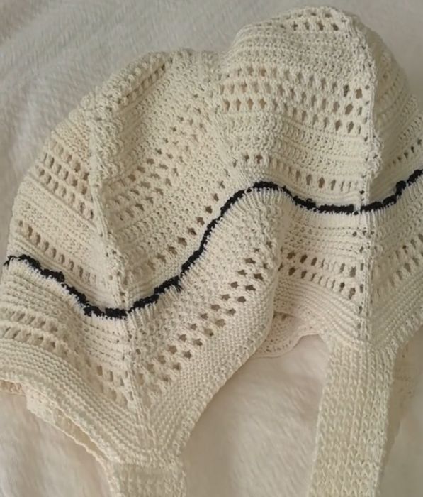 Saco de crochet praia