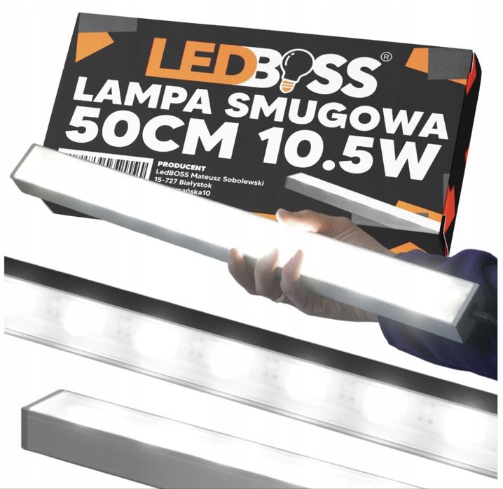 Lampa smugowa ! bardxo dobrze  pokazuje  nierownosci
