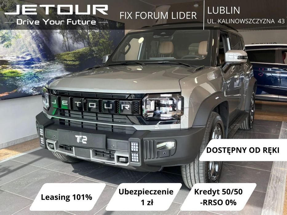 Jetour T2 Jetour T2 2.0T 7DCT OD RĘKI Benzyna 2025 4x4 AWD Nowy z Salonu