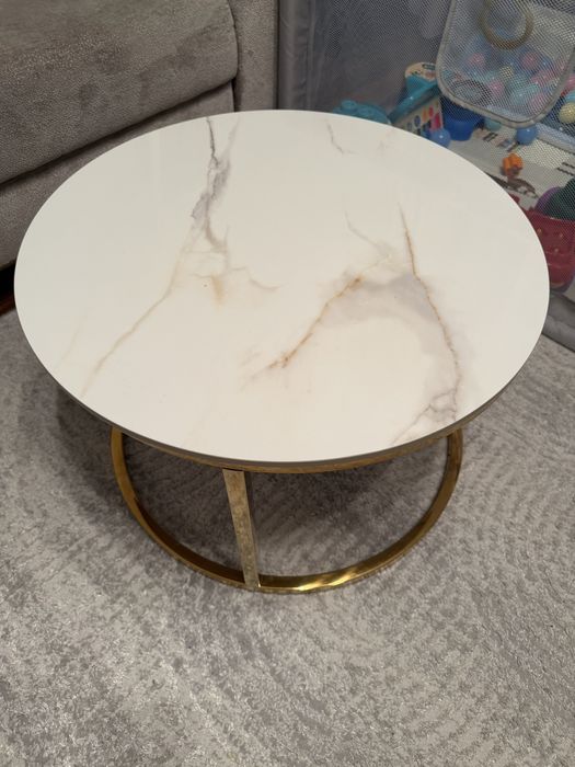 Stolik kawowy signal biały marmur
