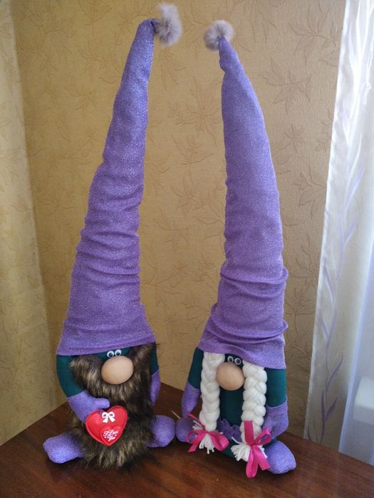 Гноми 60 см новорічні, скандинавські.