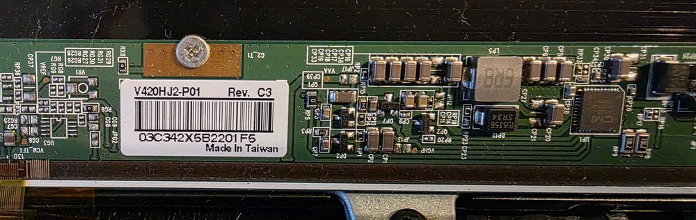 Матриця, дисплей LCD 42" V420HJ2-P01 Rew. C3