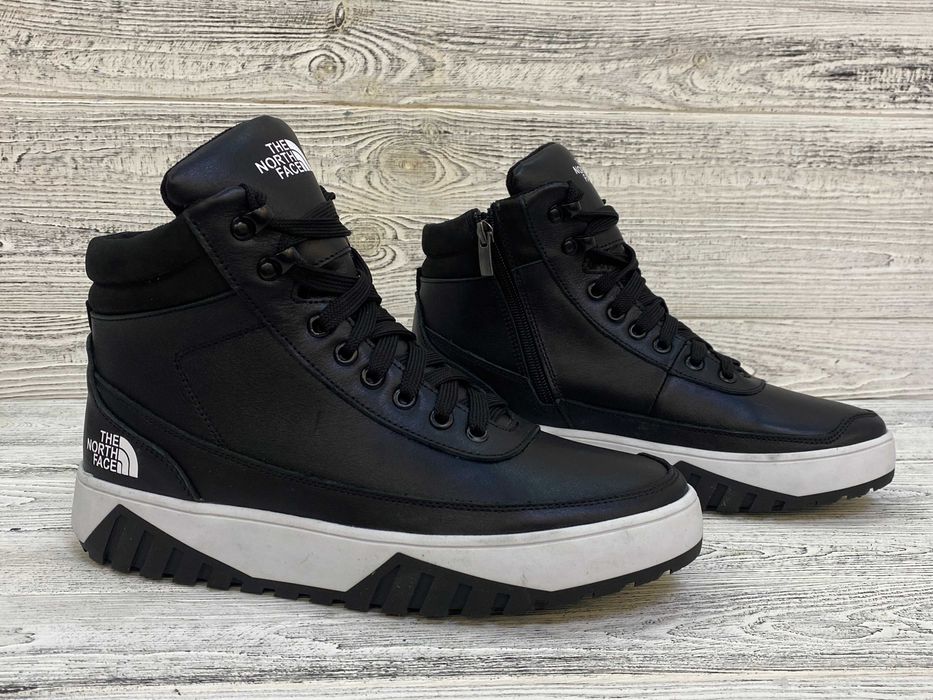 Зимові чоботи THE NORTH FACE Шкіра! високі шкіряні кеди кросівки берці