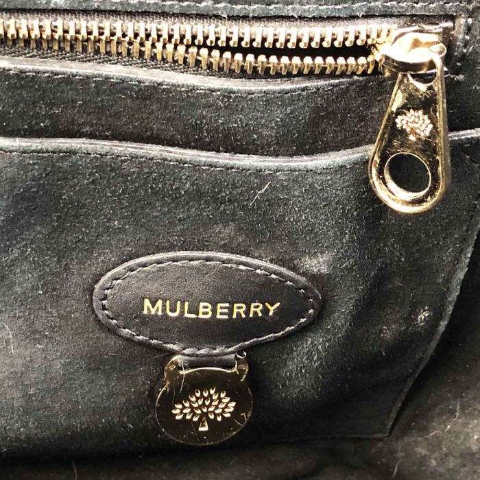Mulberry torebka Willow Black Calf Leather  Large oryginalna