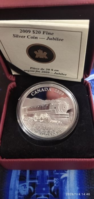 Срібні монети паравози