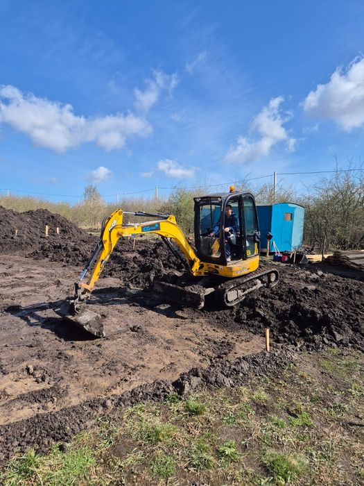 Оренда міні-екскаватора jcb8030, послуги екскаватора, земляні роботи, фото 2