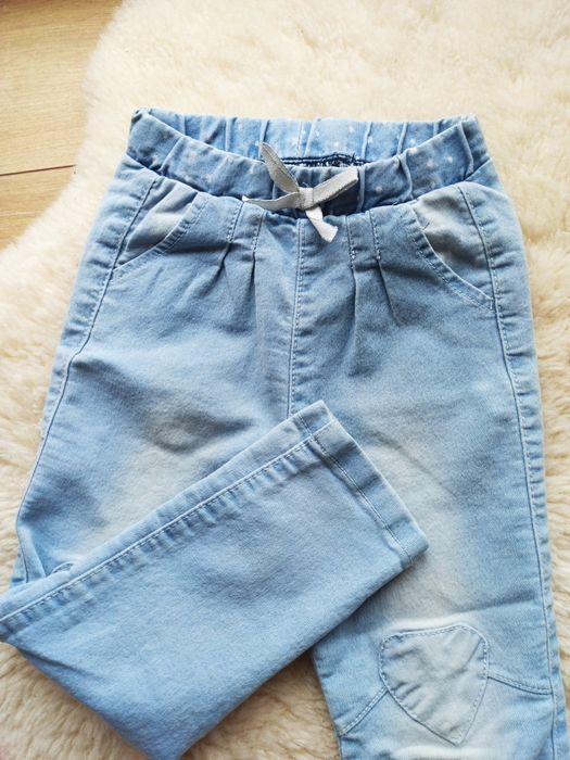 Spodnie jeansy 98