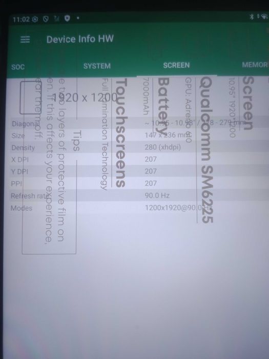 Новий 11" 8/128Gb Android 15 Chuwi AuPad 11  планшет 4G LTE Qualcomm