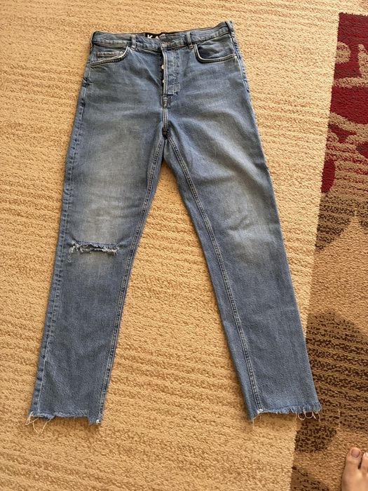 drip low rise jeans unisex