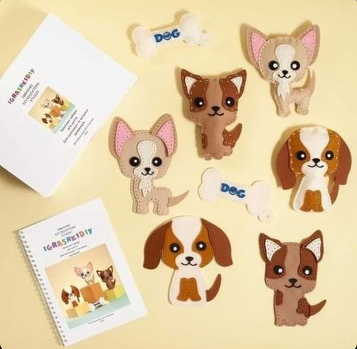 Набір іграшок:лялька, творчість,швейний набір