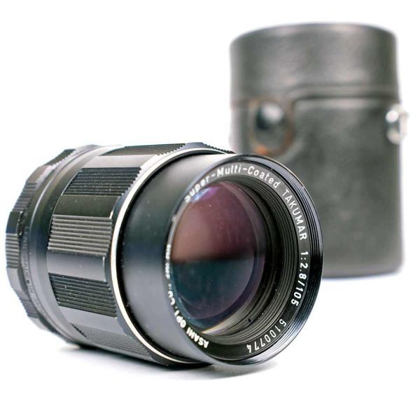 Objetiva telefoto Asahi Pentax Super-Multi-Coated Takumar 105mm f2.8 (