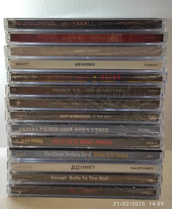 CDs novos e selados - Letra A