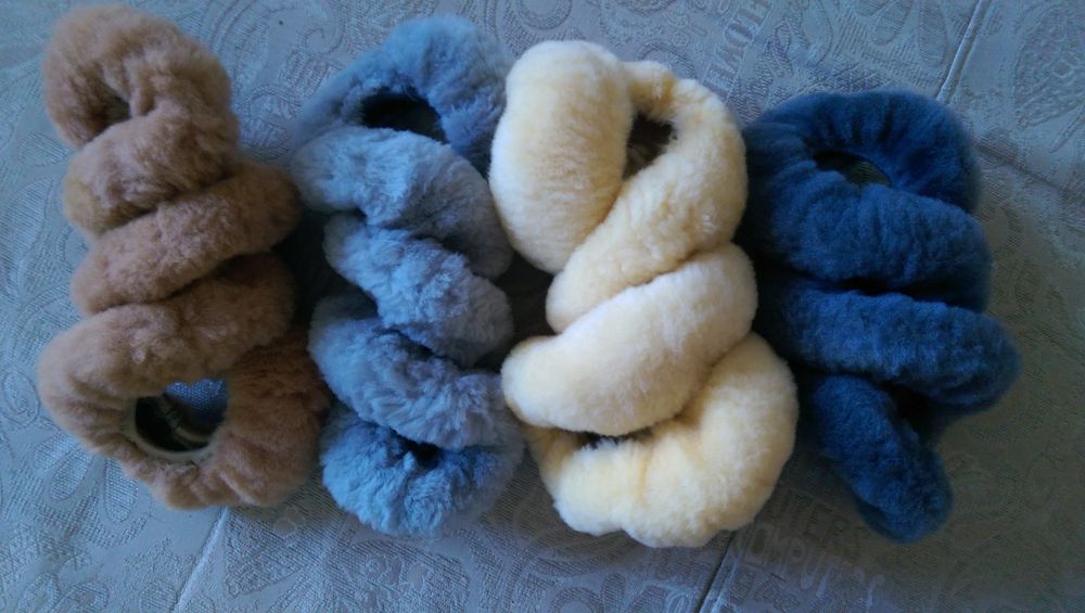 Оплётка Обплетення чехол на руль авто Натуральна  Овчина