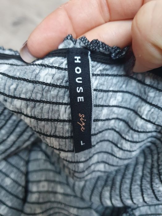 Letnia czarna sukienka House M