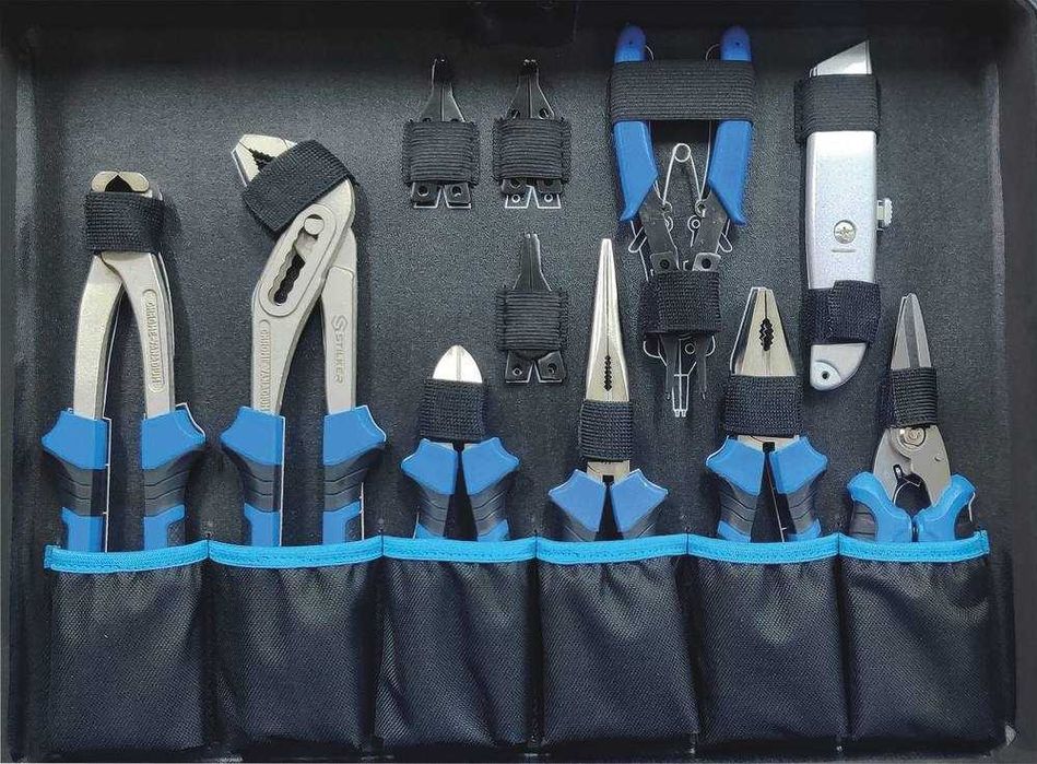 MALA 133 FERRAMENTAS 1/4″ 1/2″ AZUL/PRETO STILKER LL29
