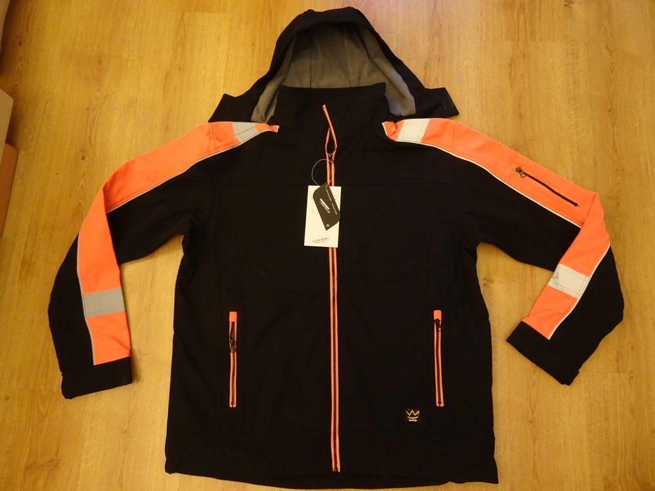 Kurtka robocza Seven Kings Rival Softshell, 2XL, ciepła, odblaski
