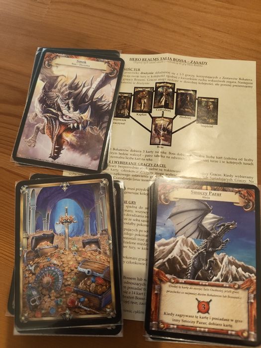 Hero Realms [PL] - pakiet 2 dodatków: Talia bosa Smok oraz Lisz