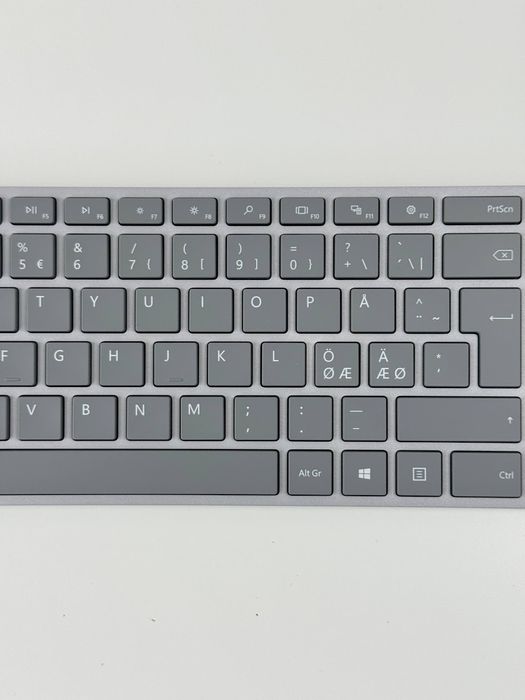 Бездротова клавіатура Microsoft Surface Keyboard 2nd Edition QWERTY Grey (ножичні клавіши, Bluetooth)