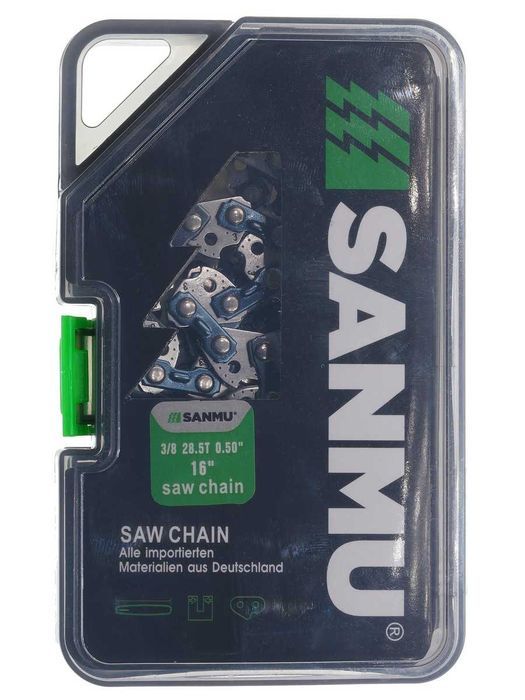 Цепь бензопилы 57 звеньев (28,5 зубов) SANMU 3/8" паз 1,3 мм, цепш877