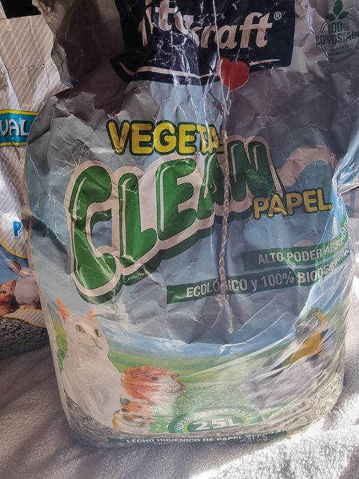 Pelletes absorvente papel