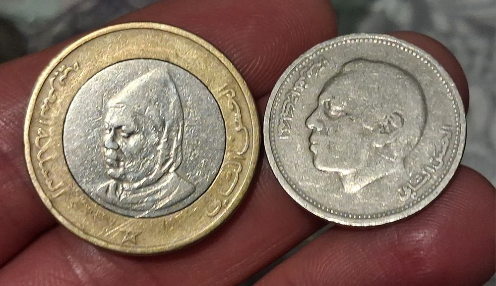 2  moedas Marrocos