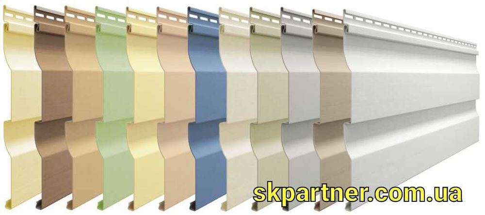 Виниловый фасадный сайдинг, Сайдинг стеновой с имитацией дерева