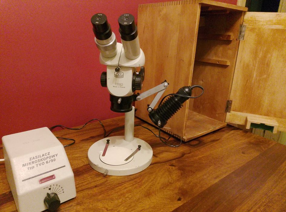 mikroskop pzo MST 131 - KOMPLETNY