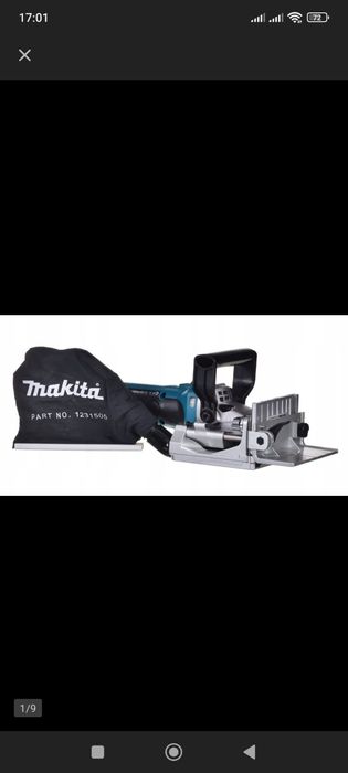 Frezarka Makita do lameli nowa. DPJ180Z