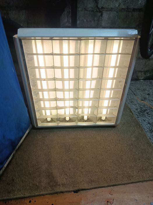 Lampa sufitowa kaseton jarzeniówki 4 sztuki
