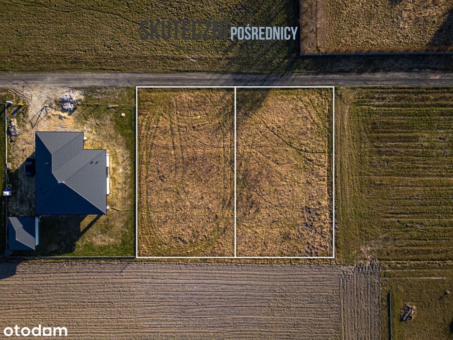 Działki budowlane Borowa ul. Polna / niebawem prąd