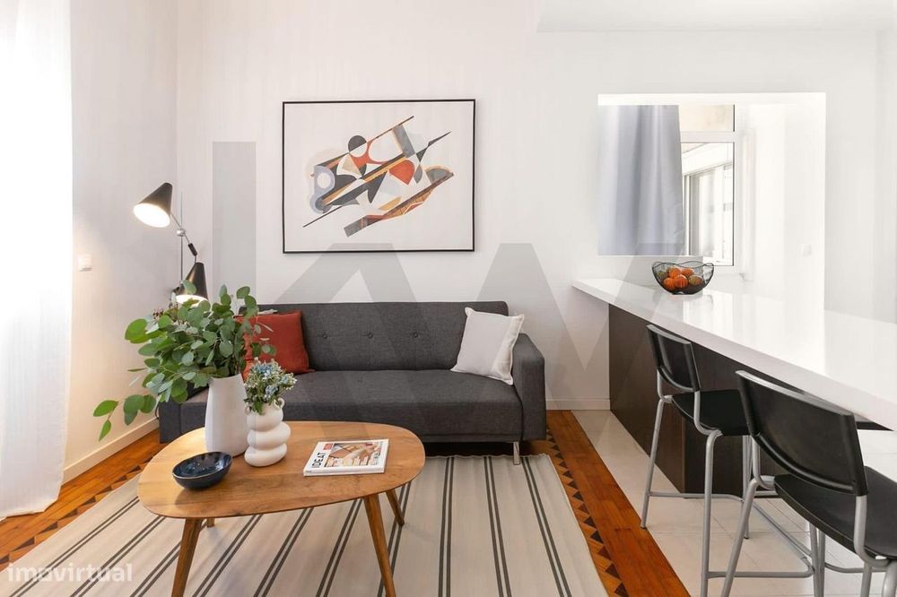 T2 mobilado para arrendar na Av de Moscavide em Lisboa