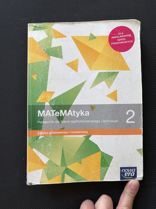 Matematyka 2 podręcznik zakres podstawowy i rozszerzony Nowa Era
