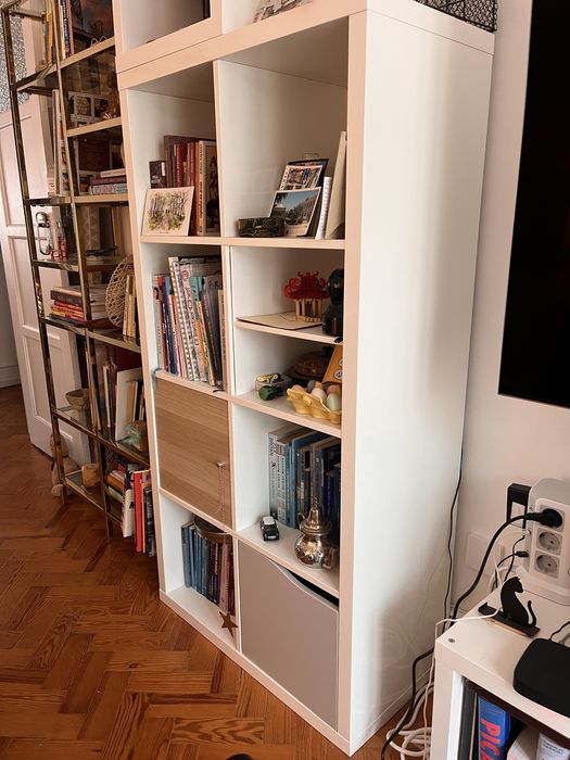 Conjunto de Módulos do IKEA kALLAX/LACK brancos