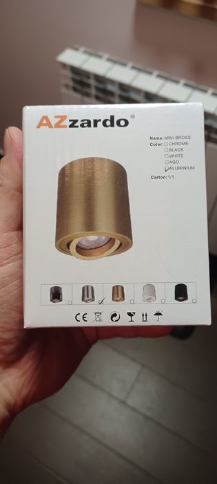 Azzardo Mini Bross AZ1756 Plafon lampa sufitowa 1x50W GU10