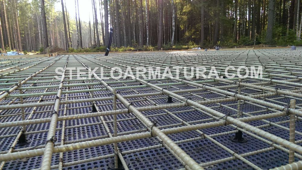 10мм Композитная арматура с песком в бетон, зеленая для теплиц Ф4-12