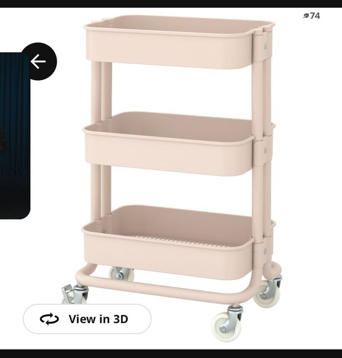 Ikea Raskog 28x38x61cm novo