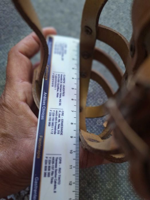 Açaime para cão grande em pele