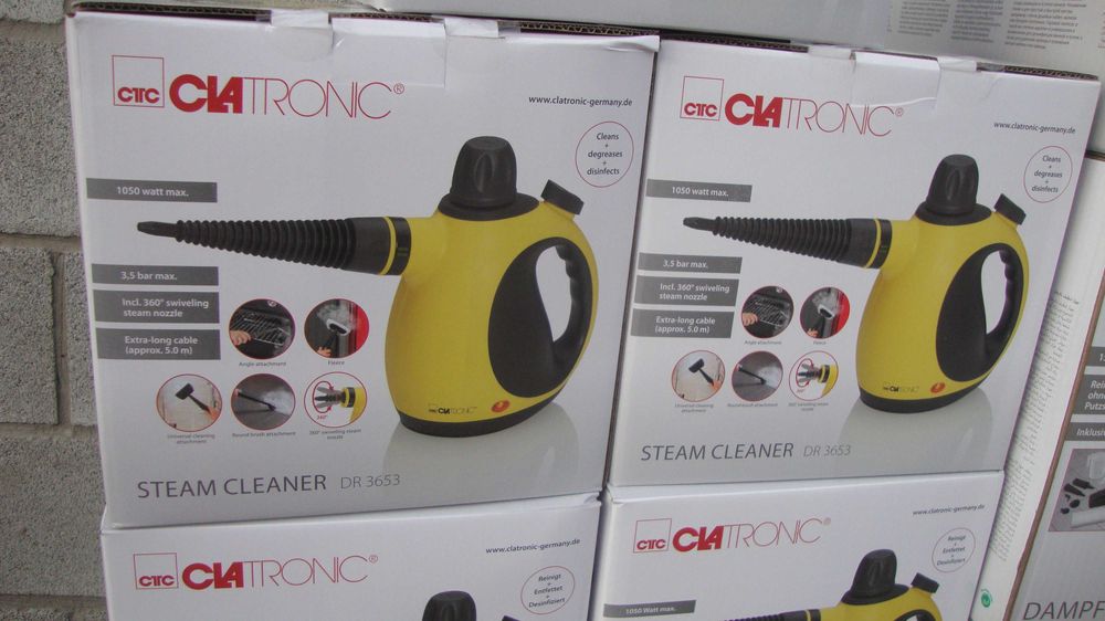 Пароочисник 3653 пароочиститель 3280 Ручний Пароочисник Clatronic