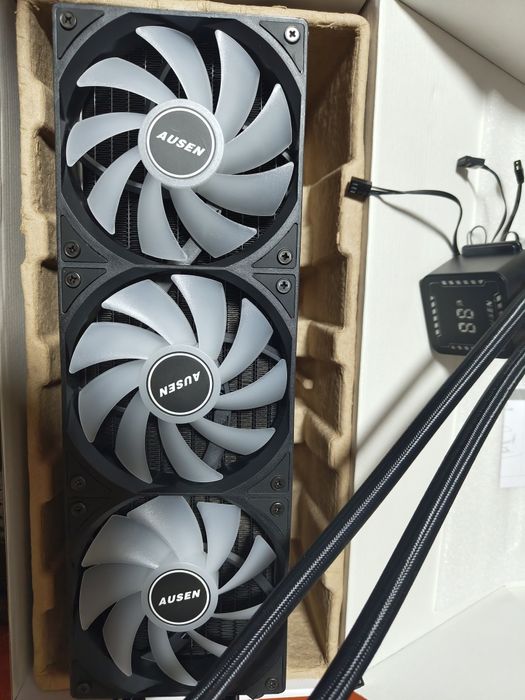 Система водяного охлаждения AUSEN GT360 ARGB PWM с дисплеем