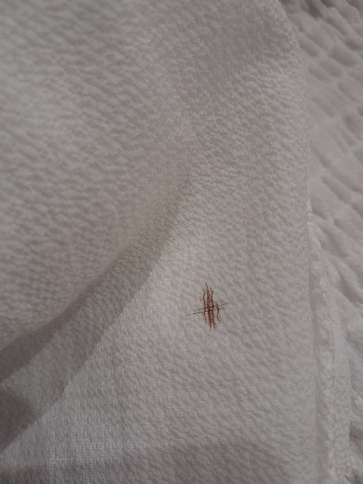 Bluzka crop top hiszpanka bufiaste rękawy siatka sexy modna oversize