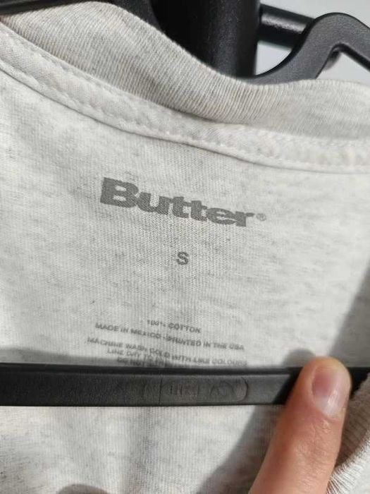 T-shirt Butter Goods Beanbag Ash Grey size S Skate Rap Hiphop