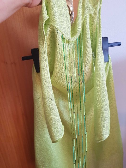 Vestido verao praia la perla, verde agua