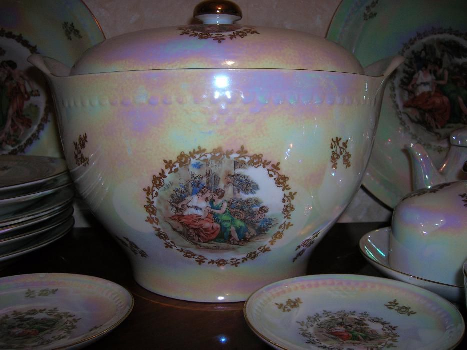 НОВЫЙ! ОРИГИНАЛ! Сервиз Мадонна ГДР времен СССР столовый и чайный