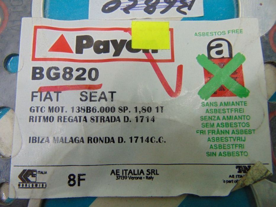 Fiat ritmo 1,7 d/Seat ibiza junta da colaça usado em bom estado