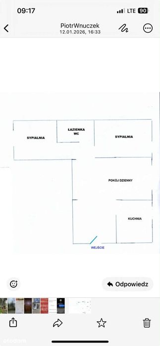 Mieszkanie na sprzedaż Kraśnik Fab. ul. Metalowców 3 pokoje