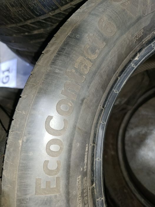 Шины 235/55 R18 Continental б/у лето 4/4.5мм пара L6