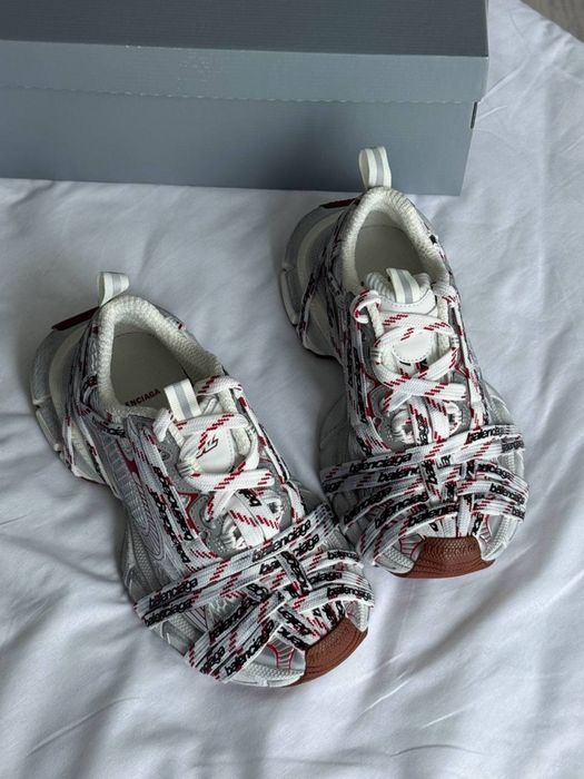 3XL Extreme Laces Red/White Logo 36-45