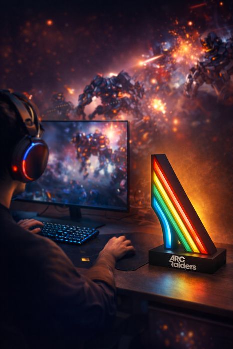 ‼️Знижка ARC Raiders Lightbox з персоналізацією | Світловий бокс з вашим нікнеймом Нічник Світильник