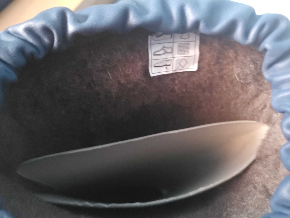 Buty RELAX roz 43 niebieskie śniegowce Nowe